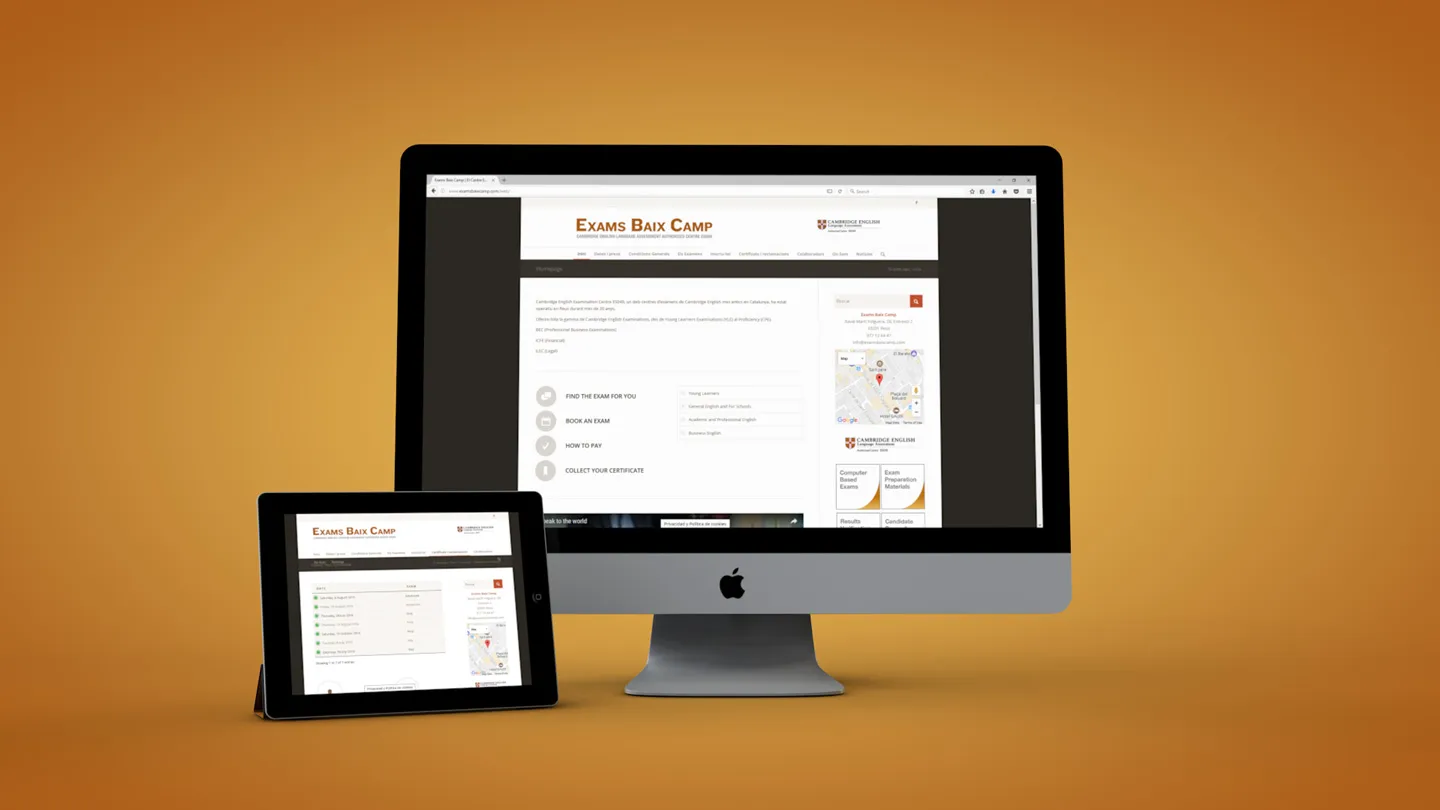 Cambridge Exam registration site